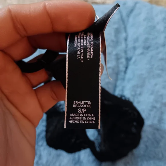 Victoria's Secret Bra Bralette Small Black Lace - Picture 5 of 5